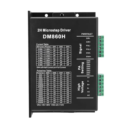 DM860H 2 phase stepper driver contre les pertes de pas et vibrations Nema34