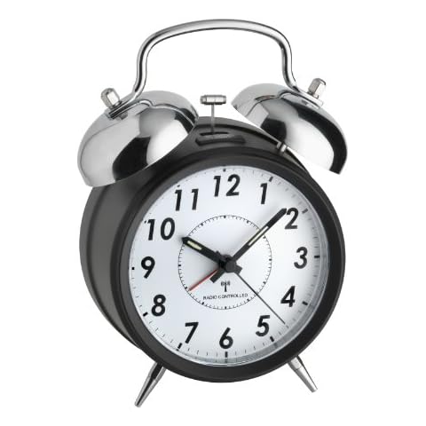 TFA Dostmann Nostalgie Funk Wecker, Doppelglocke aus Metall Cover