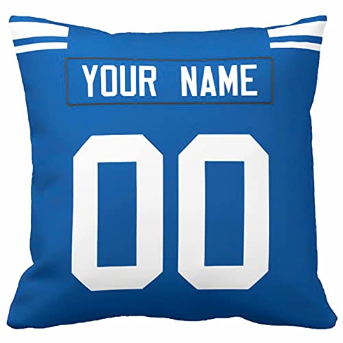 Image of ANTKING Throw Pillow 2 Pack with Custom Name and Number Personalized Gift for Men Women Boys