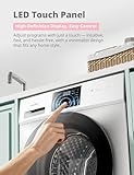 COMFEE' Freestanding Washing Machine,10KG Load,A-10% Class,Steam Care,BLDC Motor,Woolmark,Touch Panel,White-CFP03EW100W-UK - Image 7