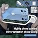 Smartphone Camera Mirror Reflection Clip Kit,2025 New Upgrade Adjustable Smartphone Camera Mirror Reflection Clip Kit for All Phones,HD Glass Reflection Mirror for Outdoor Travel Creative Photography