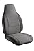 FIA OE37-69 Gray Custom Fit Front Seat Cover Bucket Seats - Tweed (Gray)
