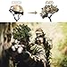 Favuit Tactical Helmet Cover, Camouflage Fast Helmet Cover Adjustable Tactical Gear Paintball Airsoft Equipment fit PJ BJ MH Fast Helmets(Desert Camo)