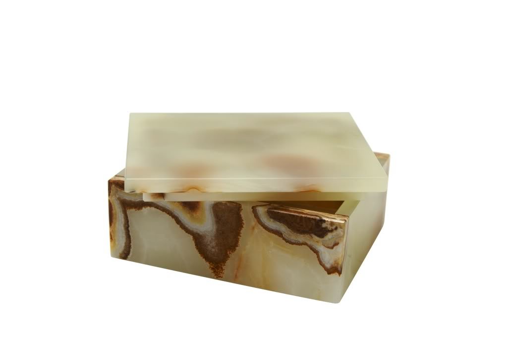 Asteria Collection Keepsake Box Light Green Onyx (LG)