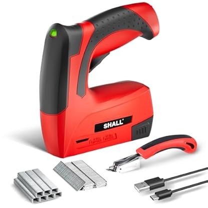 Foto di SHALL Puntatrice elettrica 2 in 1, senza fili, con 2500 punti, Per artigianato, fai da te, decorazioni