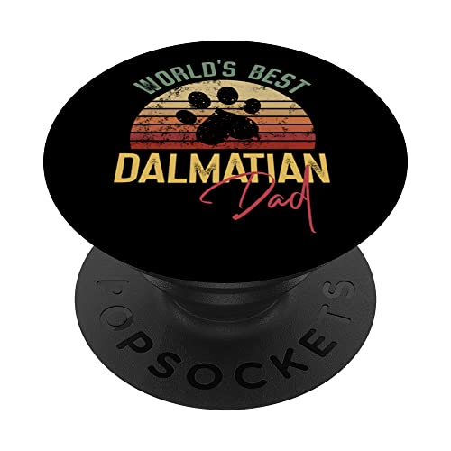 World´s Best Dalmatian Dad PopSockets PopGrip Intercambiable