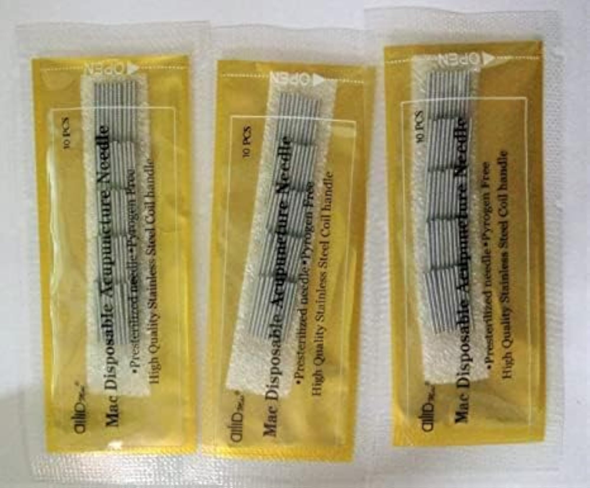 Sujok Needle Acupuncture Treatment Needles, 10 Stip