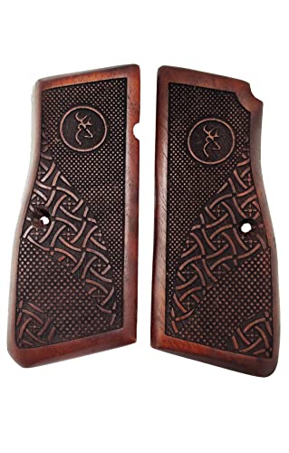 Poignée pistolet Browning HP 14 en noyer pour éliminer le glissement