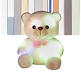 Cute Led Night lightBear - 8 Pouce Stuffed Animal, Colorful Soft Animal Kids...