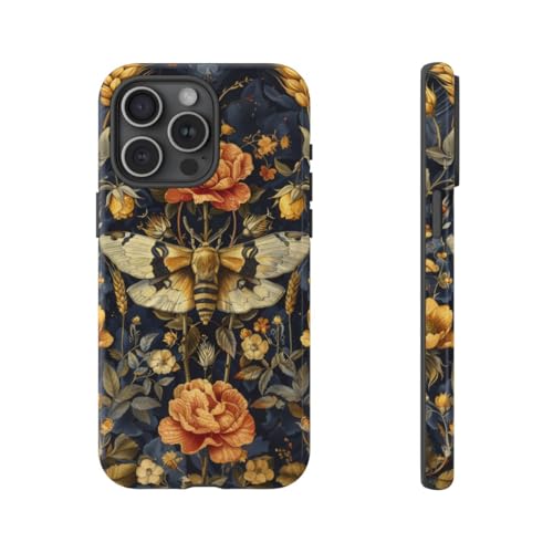 Coque iPhone 15 Pro Max rigide antichoc esthétique bleu nuit