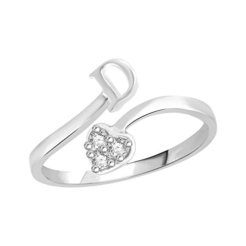 Image of V. K. Jewels Ring for Women (Silver)(vkfr2845r)