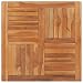 Blat stołu z litego drewna tekowego kwadrat 90 x 90 x 2,5 cm + wymiary: 90 x 90 x 2,5 cm (dł. x szer. x wys.)