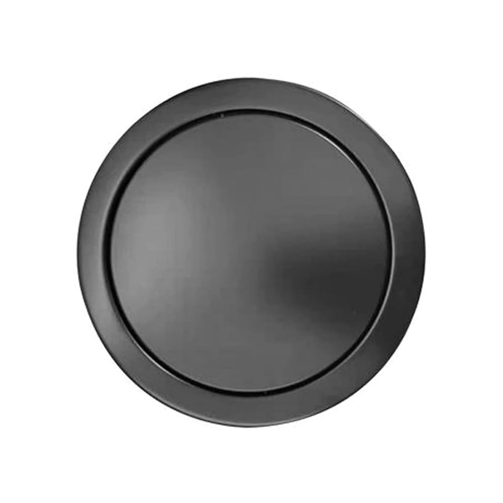 Poubelle à rabat oscillant en acier inoxydable encastrée et brossée pour plan de travail