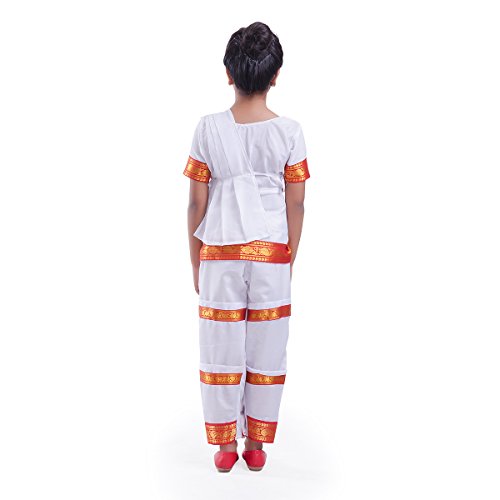 Image of Fancydresswale Bharatnatyam Dance Dress for Girls
