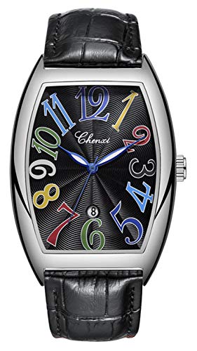Montre en cuir pour homme idéale pour le bureau et les soirées