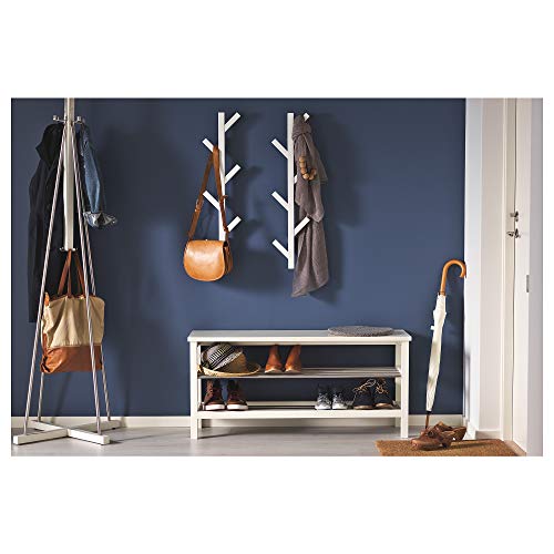 Cintre TJUSIG blanc 78 cm pour optimiser l'espace de votre entrée moderne - 5
