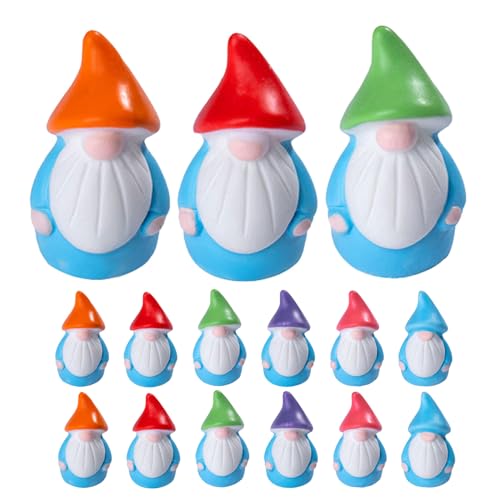 EPIGEIST 24 Stück Teiliges Miniatur Harz Wichtel Kleine Gnom Figuren für Garten und Terrasse...