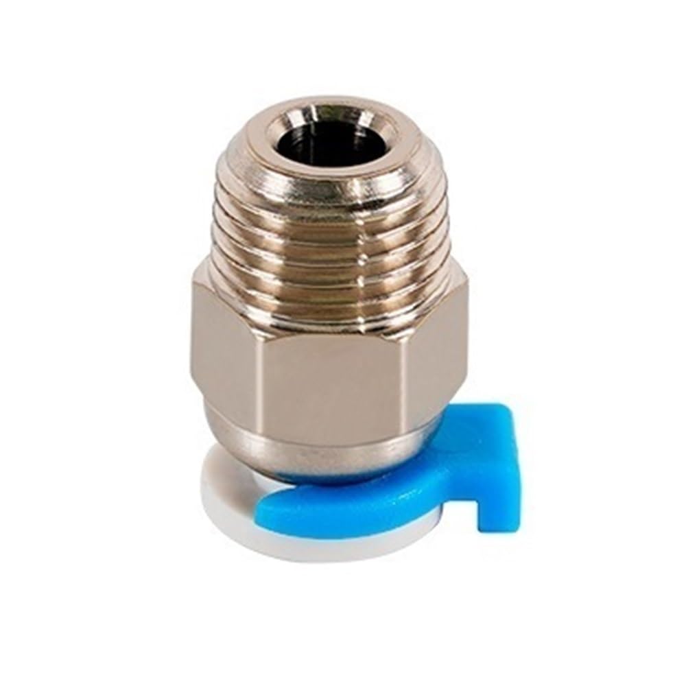 Gaojudaf One Color Pneumatic Quick Fitting Jp4-01 M10 V6 Pneumatic Fittings, Quick B0wden Jointer, Ptfe Tube Coupler Connectors For 3D Printers Parts 10Pcs