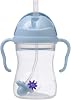 b.box  Lansinoh Weighted Straw Sippy Cup for Babies 6 Months | Leak‑Proof, BPA‑Free, 8 oz Toddler Cup | Drink From Any Angle | Easy Grip, Dishwasher Safe | Bubblegum