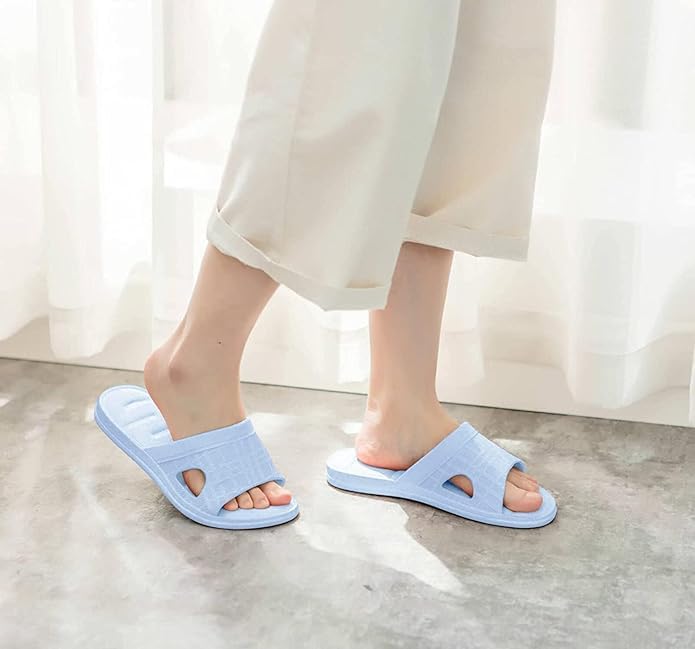 Image of DRUNKEN Slippers For Women Winter Sandals Casual Flats Home Footwear Man Girls Sliders Flip Flops Chappals Ladies Clogs Sleeper Slides Stylish Ortho Soft