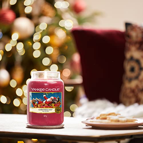 Yankee Candle Christmas Eve Scented, Classic 22Oz Large Jar Single Wick Candle, Over 110 Hours Of Burn Time #TOP2
