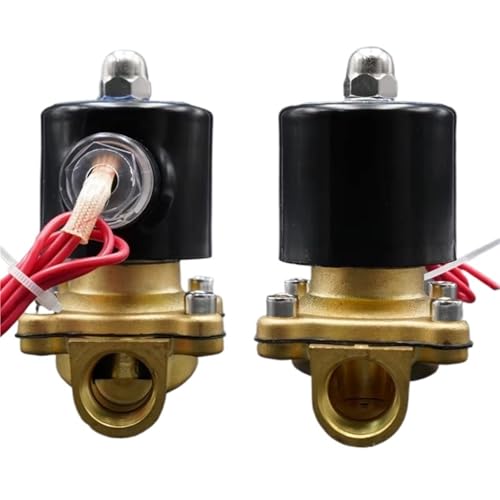 Électrovanne en laiton normalement fermée 1/2 pouce DC24V - 5