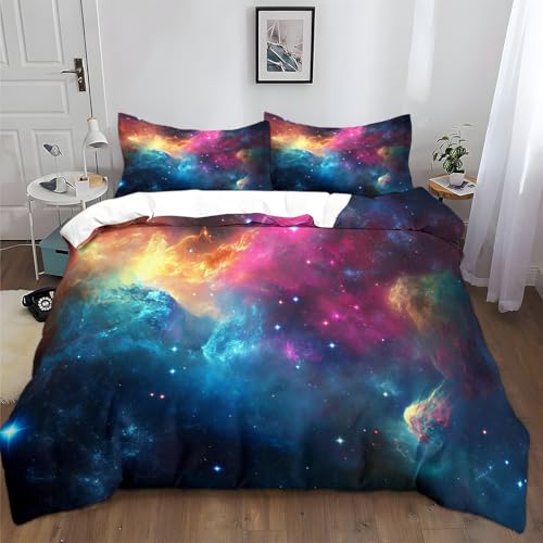 Housse de couette microfibre ciel étoilé douceur et finitions premium - 2