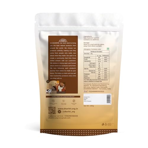 Image of VASUNDHARA DHARITRI Kashmiri Walnuts Without Shells, 250g