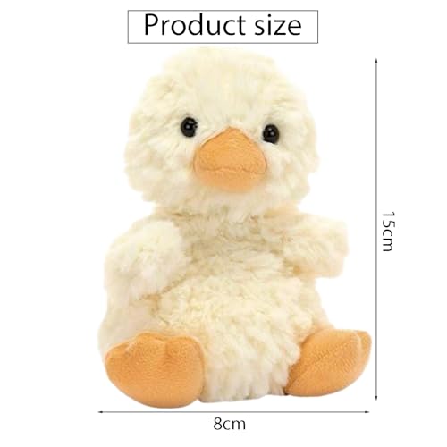 BeoTnp Duck Teddy, 15cm Duck Plush, Soft Plush Toy, Yellow Sweet Duck Doll, Small Duck Lovely Doll, Warm Plush Duck Gifts For Valentine's Day, Birthday
