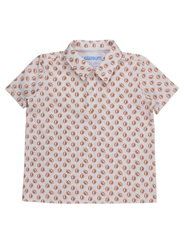 RUGGEDBUTTS Baby/Toddler Boys Knit Collared Short Sleeve Active Performance Polo