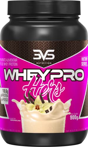 Whey Pro Hers 900g - 3VS Nutrition (Baunilha)- 18 gr de proteína por porção - 100% concentrado - Whey para mulheres - Whey Feminino