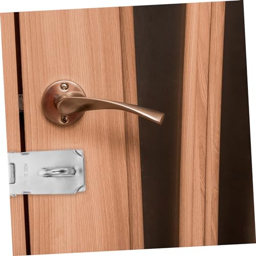 Image of DOITOOL 2pcs Outdoor Fence Locks Stainless Steel Gate Lock Latch Padlock Latch for Outdoor Use