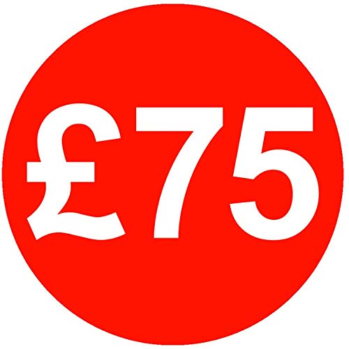 30mm Price Stickers Pack of 500 - Red - £75