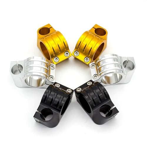 Guidon tube de moto chromé pour roadster et balades moto - 3