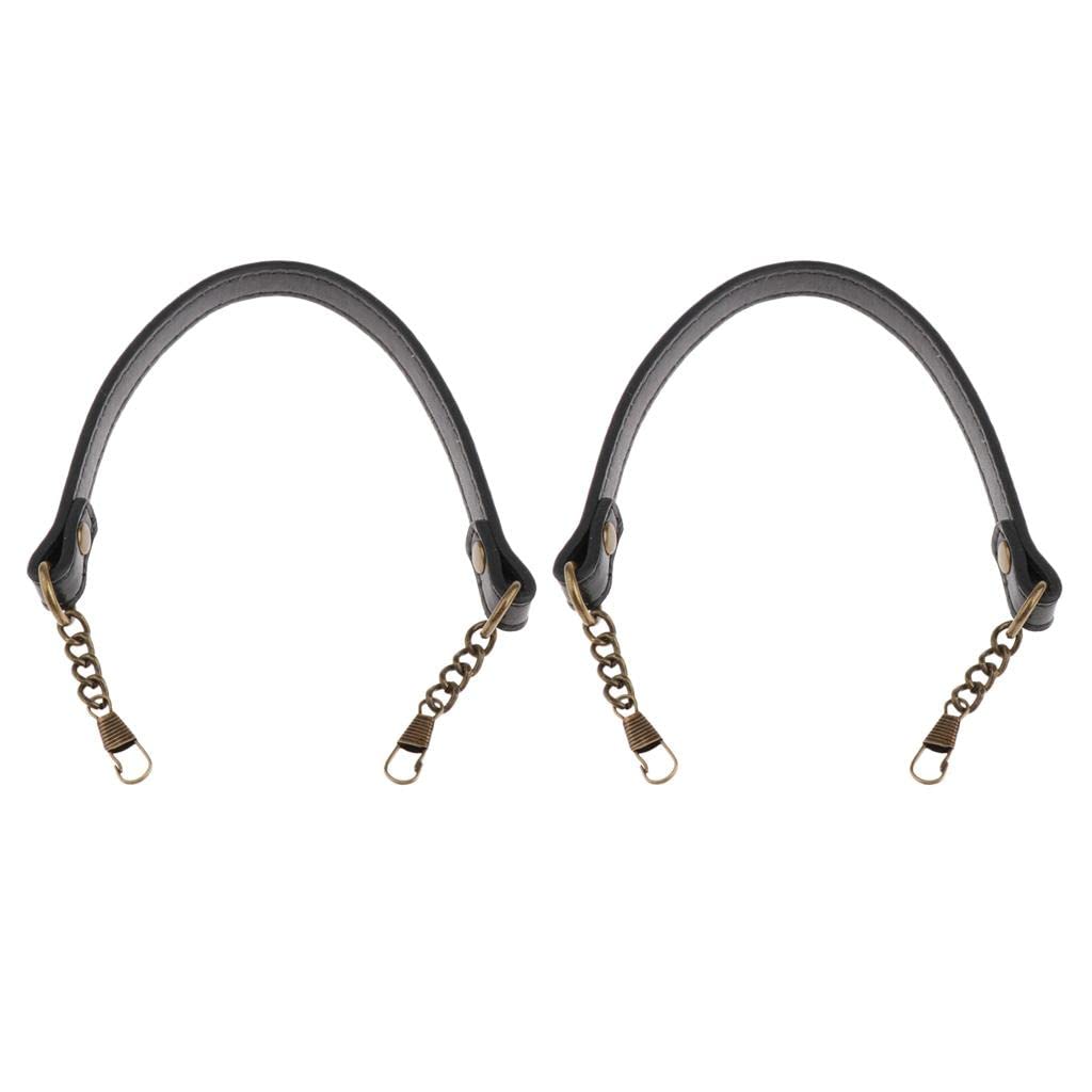 2x Pu Leather Bag Handle Strap Clutch Tote Chain Belt for Bag Making Black|Clothing, Shoes & Accessories | Womens Handbags & Bags | Handbag Accessories-picture-31