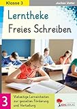 Lerntheke Freies Schreiben Deutsch Grundschule Klasse 3 Kreatives Schreiben Grundschrift | Elfchen Haiku Akrostichon Rondell Alliteration Tanka | 40 ... zur gezielten Förderung und Vertiefung