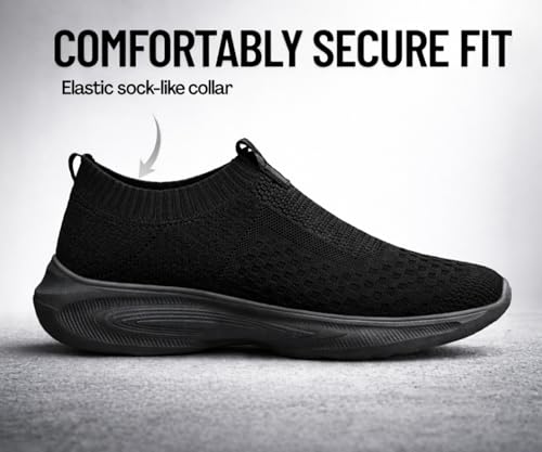 Image of Kraasa Trial Running Shoes with Lightweight Memory Insole | Breathable, Anti-Skid Knit Sneaker, Walking & Gym Shoes
