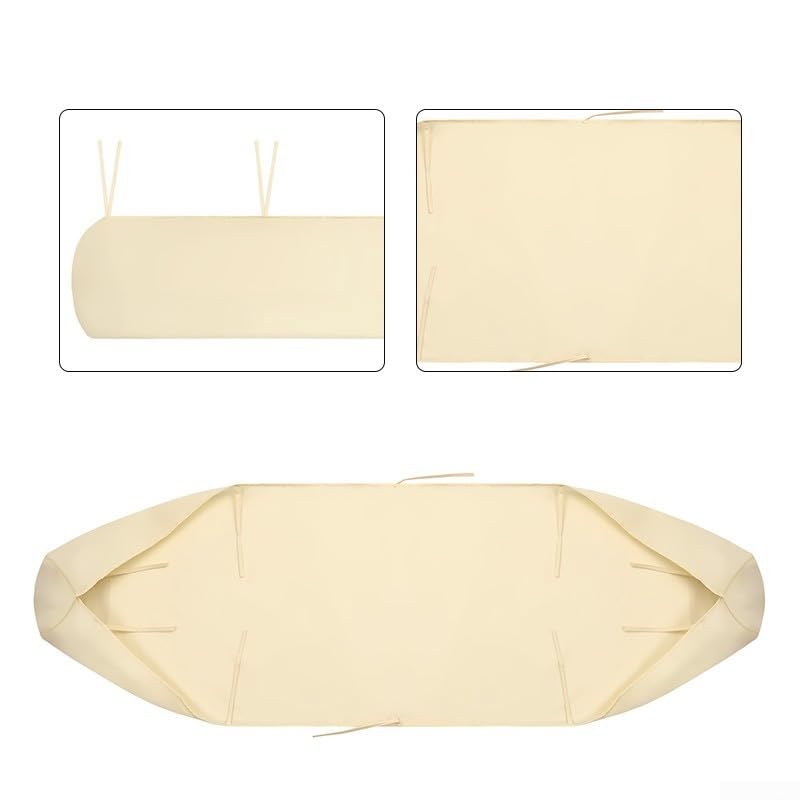 Besttoolifes Custodia protettiva in tessuto Oxford 420D, per giardino, patio, parasole, impermeabile, antipolvere, beige (5 metri)