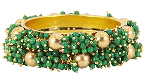 Image of NMII Metal and Zircon Studded Kadaa set for Women /Girls