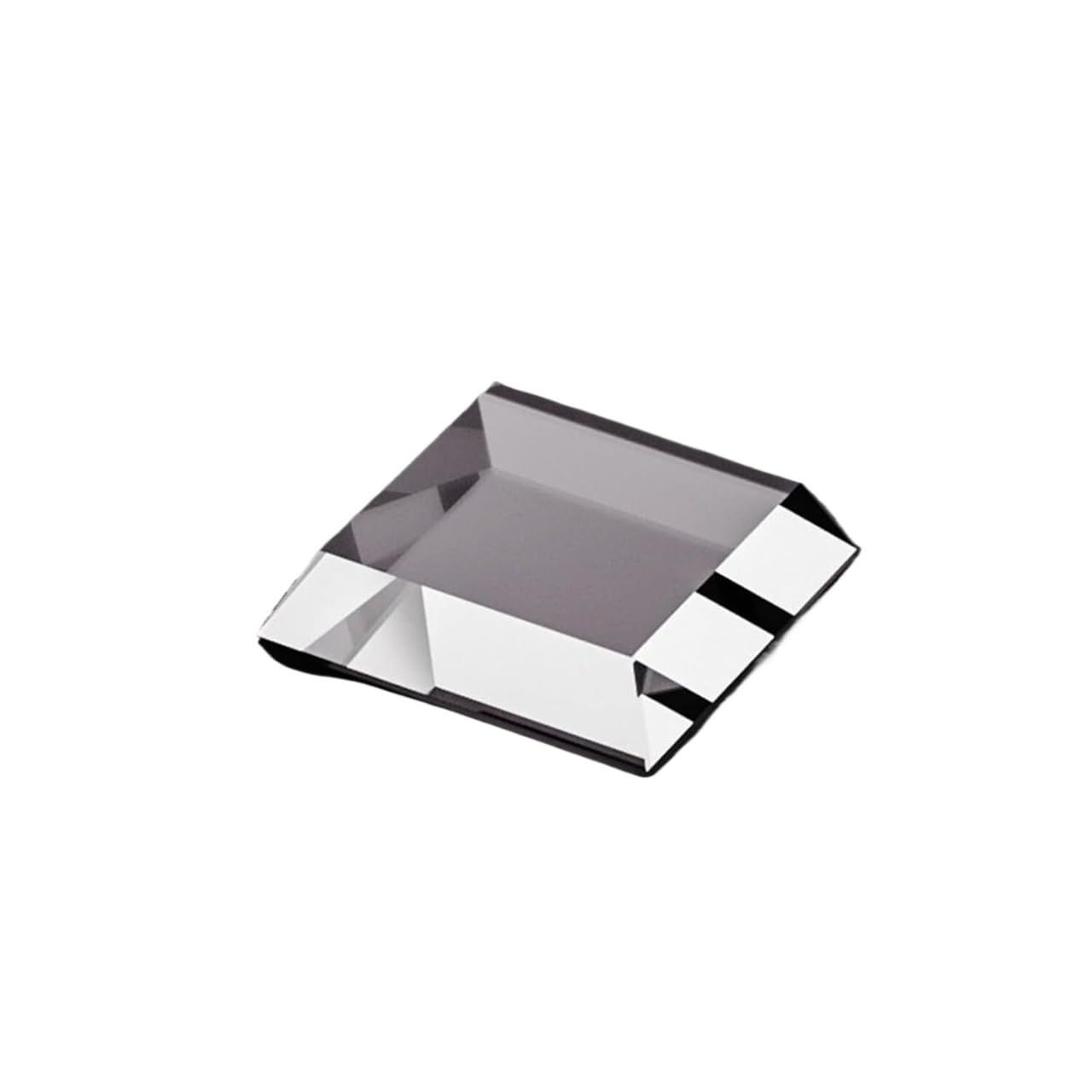 LQZAXSRDR Clear Acrylic Display Block, Clear Solid Polished Acrylic Display Block Stand Beveled Trapezoidal Multiple Sizes(6x6)