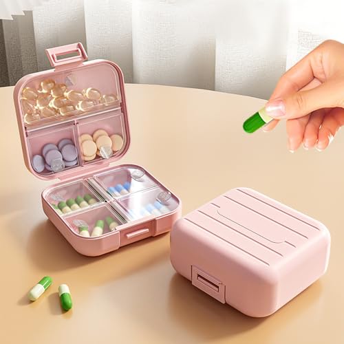 Pilulier de voyage compact à 7 cases pour ne plus oublier vos médicaments - 5