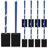 Deekin 10 Pcs Base Plugs Anchor Base Plugs Baseball Field Maintenance Equipment Baseball Accessories for Baseball Field (Blue)