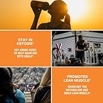 Honey Badger Pre Workout Powder, Keto Vegan Preworkout for Men & Women, Beta Alanine & Caffeine, Sugar Free Natural Energy Supplement, Peach Mango, 30 Servings - Image 4