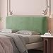 KYFFGC Morbido Velluto Elastico Copri Testata Letto per Singolo Matrimoniale Queen King Copritestata in Legno/Pelle Protettiva Copriletto 360° all Inclusive Schienale Antipolvere,Verde,140cm
