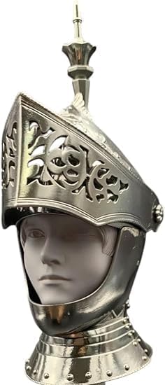 Medieval Knight Core Helmet – Authentic Steel Armor Headgear for LARP, Cosplay & Display.