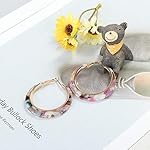 ORAZIO Acrylic Jewelry Set for Women Statement Boho Resin Earrings Necklace Bracelet - Image 5