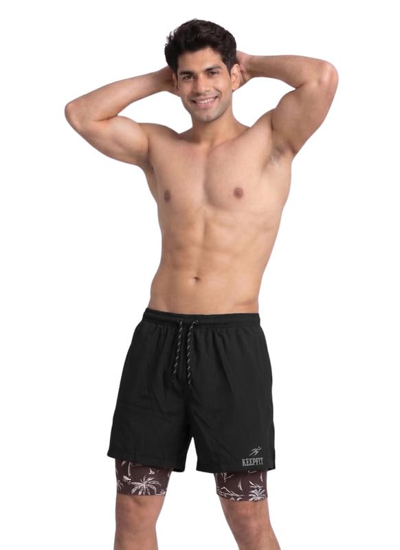 Men Multi-Sports Watershorts with Built in Jammer-image-39