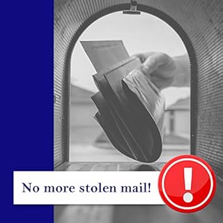 Mail Chime Mailbox Notification System – Mailbox Signal with Wireless Transmitter & Audible Arrival Alert Receiver with Bright LED Light