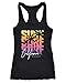 Produktbild Neverless Damen Tank-Top Sommer Surf California Palmen Racerback schwarz-pink L