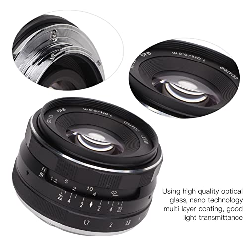 Festes Objektiv, kompaktes 35-mm-F1,7-Kameraobjektiv. für das Porträt nehmen – Bild 3